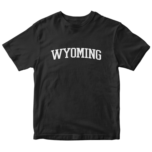 Wyoming Kids T-shirt | Black
