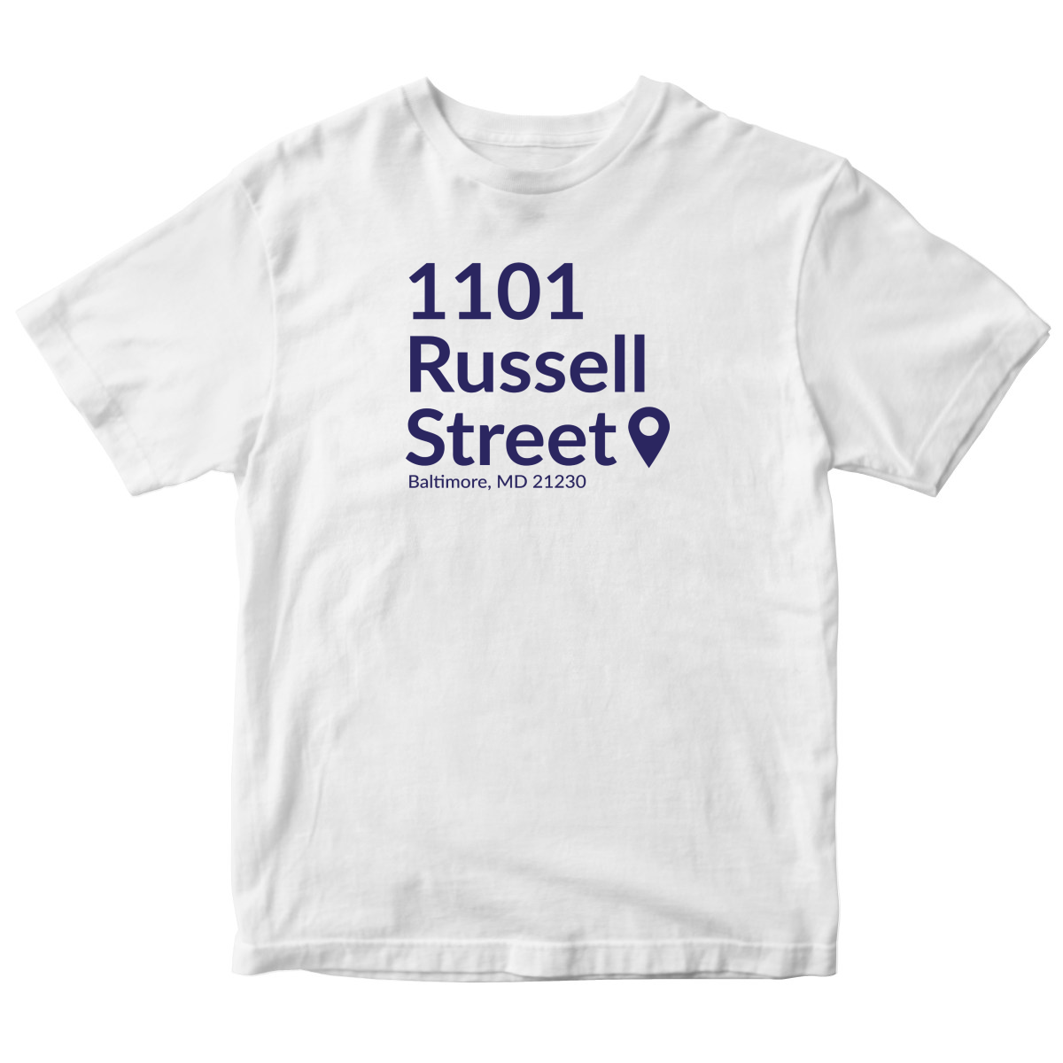 Baltimore Football Stadium Toddler T-shirt | White