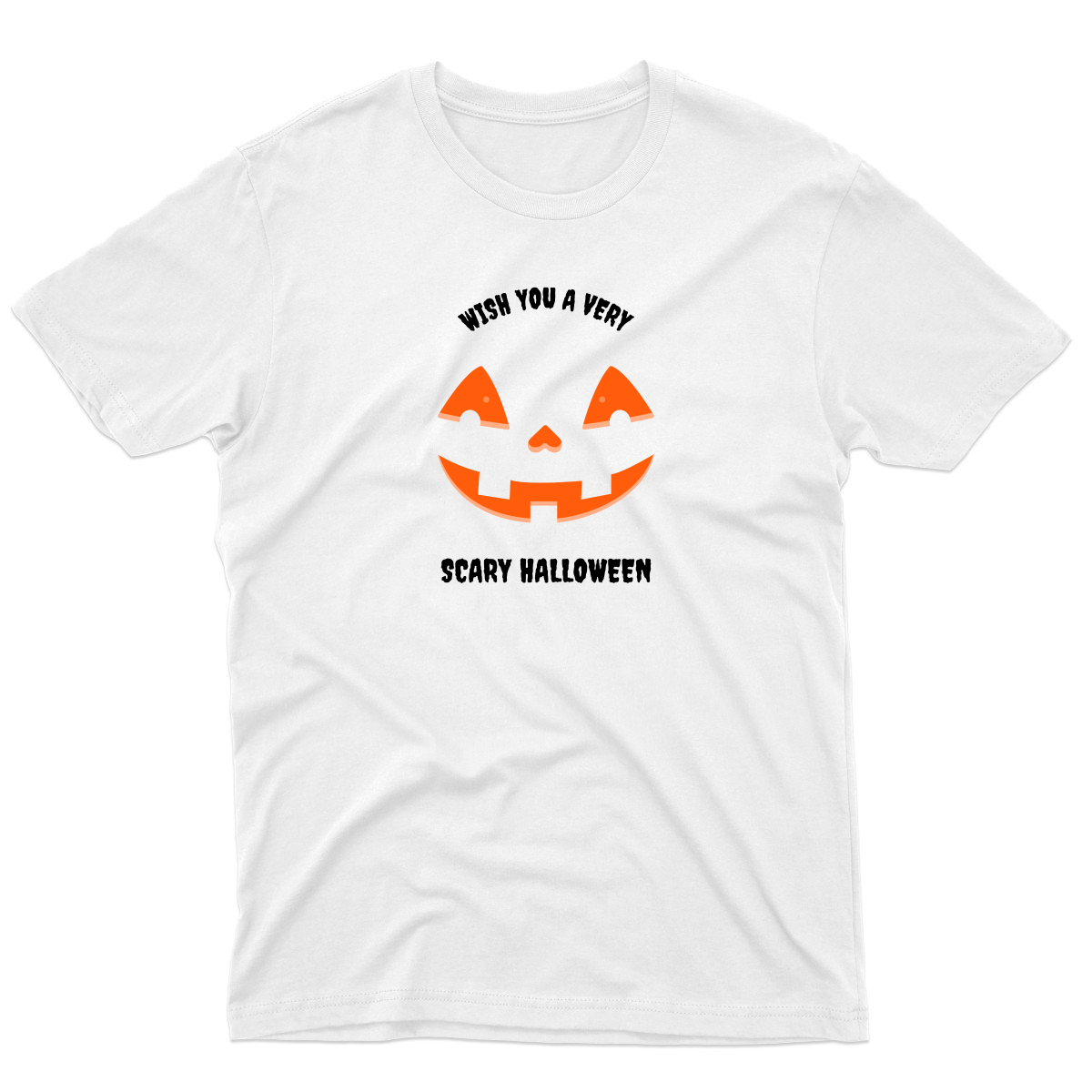 Wish You a Very Scary Halloween Men's T-shirt | White