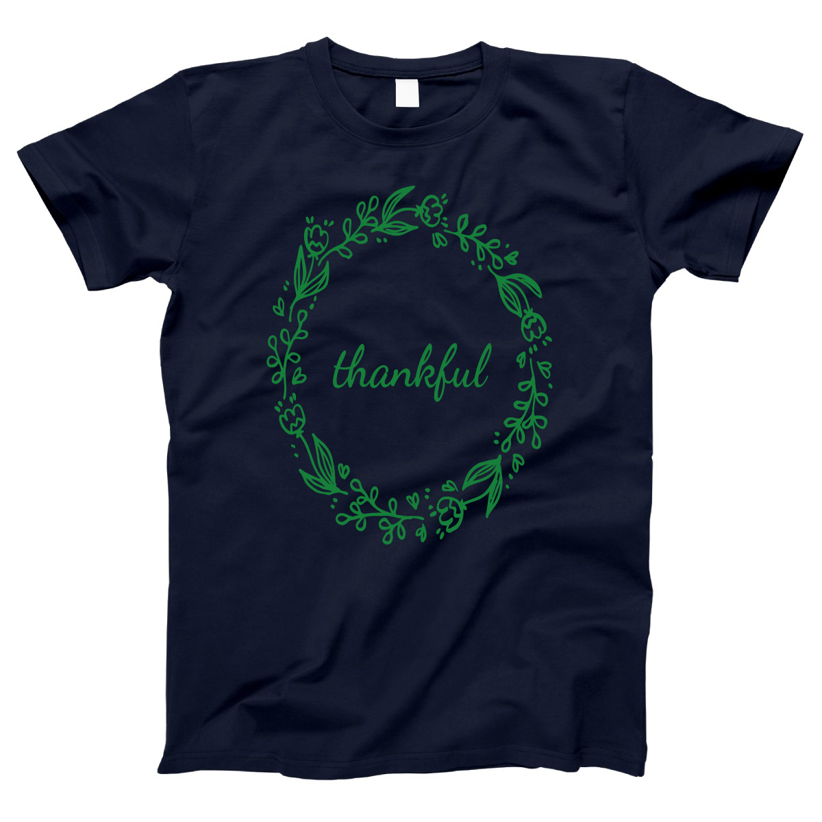 Thankful Women's T-shirt | Navy