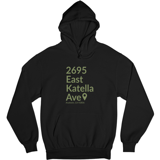 Anaheim Hockey Stadium Unisex Hoodie | Black