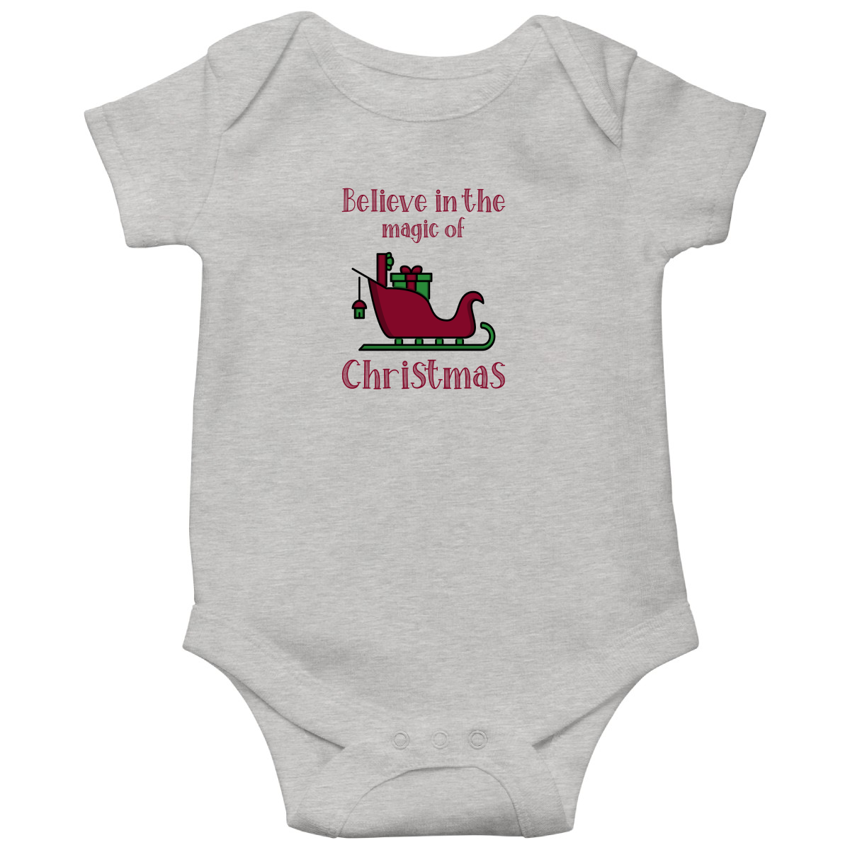 Believe in the Magic of Christmas Baby Bodysuits