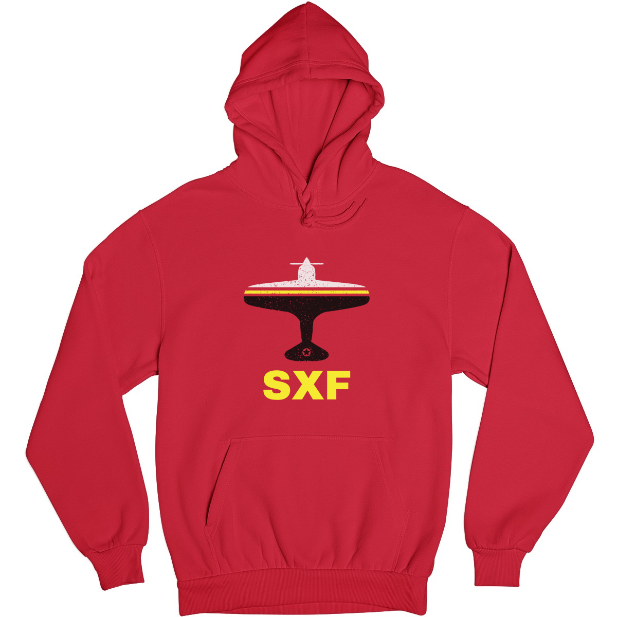Fly Berlin SXF Airport Unisex Hoodie | Red
