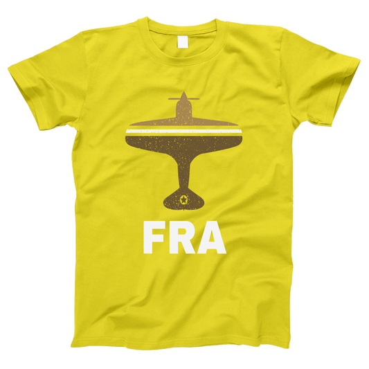 Fly Frankfurt FRA Airport Women's T-shirt | Yellow