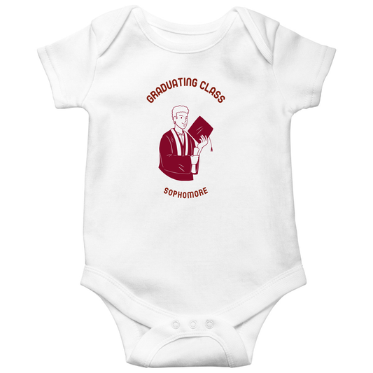 Graduating Class Sophomore Baby Bodysuits