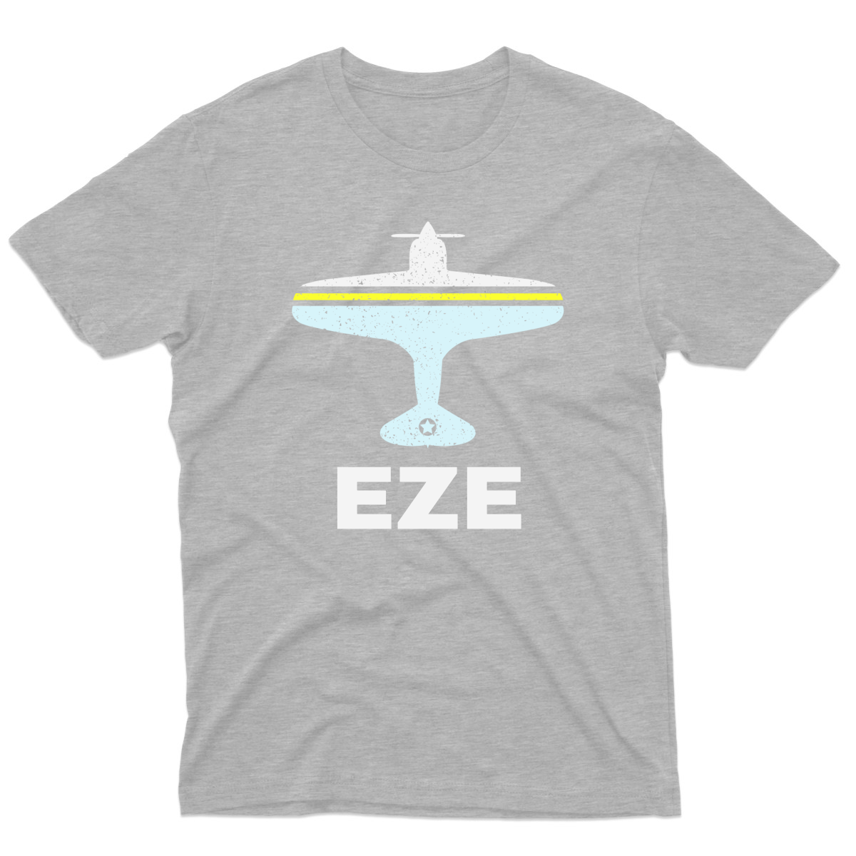 Fly Buenos Aires EZE Airport Men's T-shirt | Gray