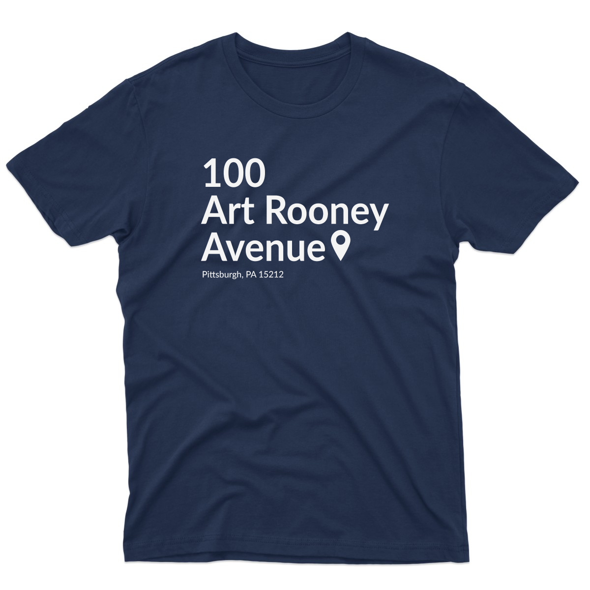 Pittsburgh Football Stadium Men's T-shirt | Navy