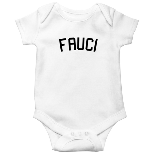 Fauci Baby Bodysuits | White