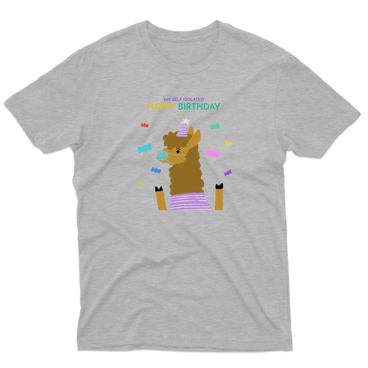 My Self Isolated Men's T-shirt | Gray