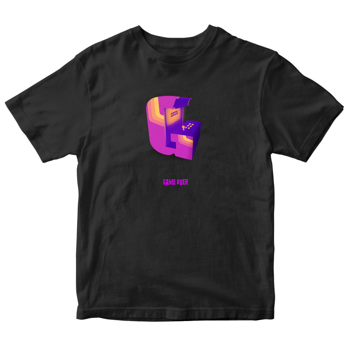 Game Over Kids T-shirt | Black