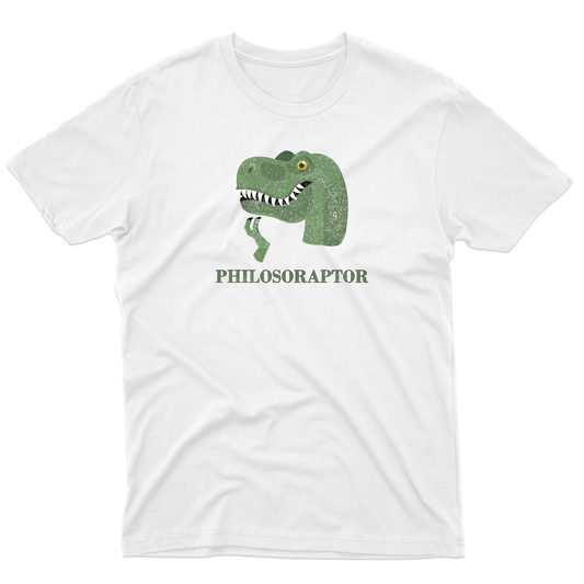 Philosoraptor Men's T-shirt | White