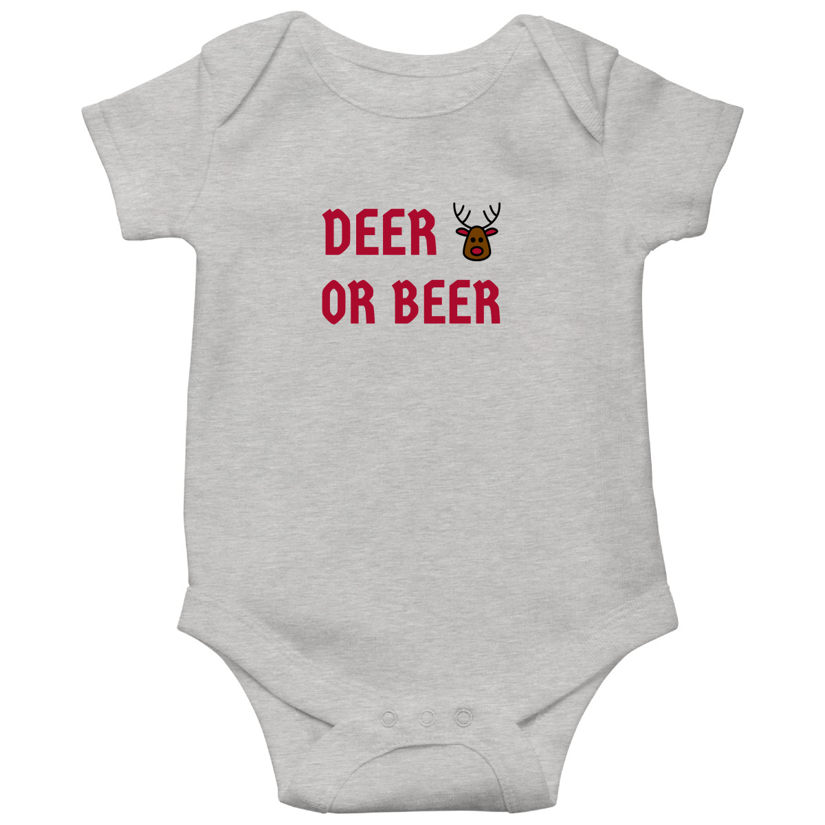 I Don't Have a Red Nose Baby Bodysuits