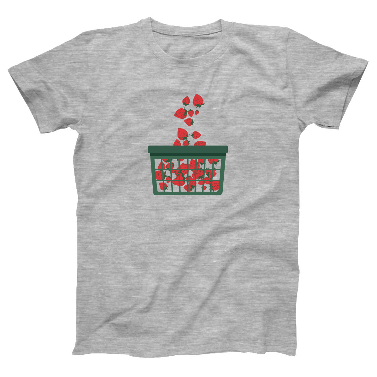 Strawberry Women's T-shirt | Gray