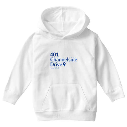 Tampa Bay Hockey Stadium Kids Hoodie | White