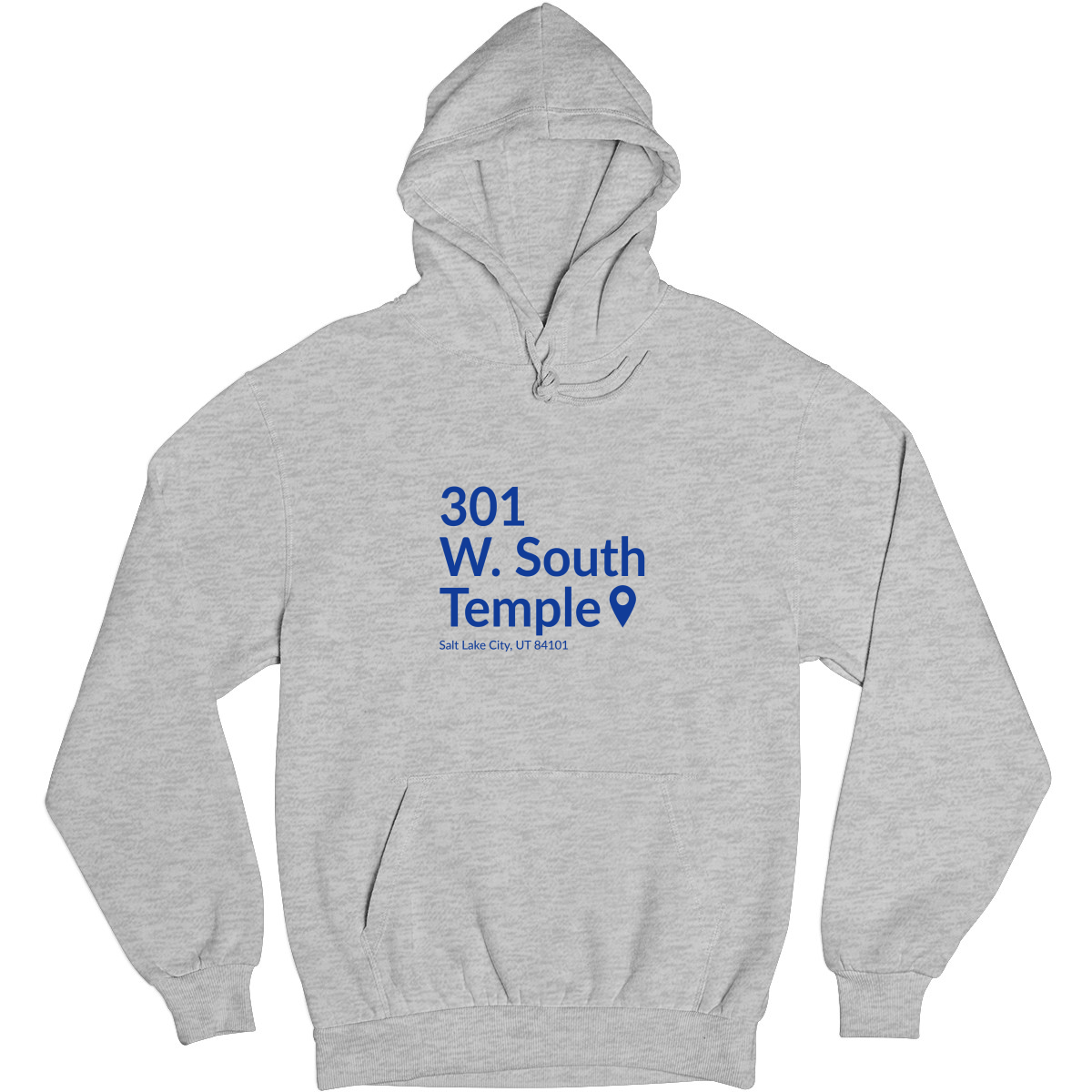 Utah Basketball Stadium Unisex Hoodie | Gray