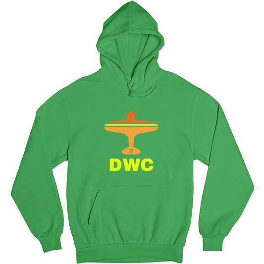 Fly Dubai DWC Airport Unisex Hoodie | Green