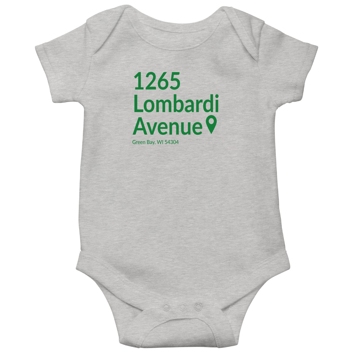 Green Bay Football Stadium Baby Bodysuits