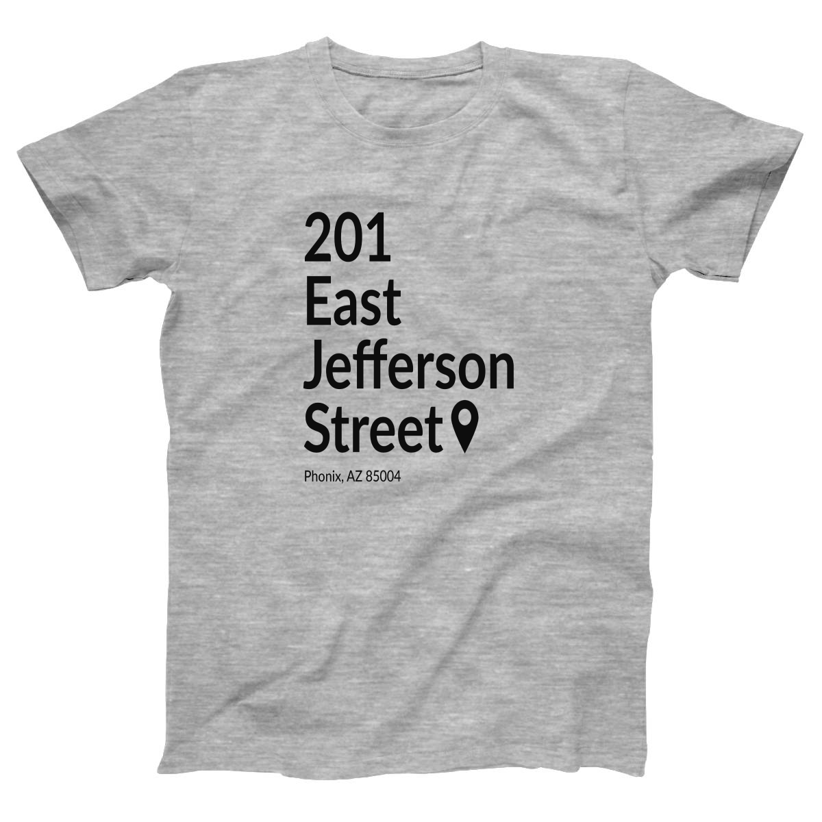 Phoenix Basketball Stadium Women's T-shirt | Gray