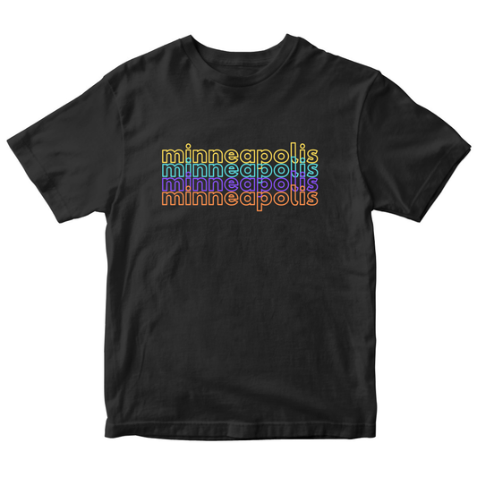 Minneapolis Kids T-shirt | Black