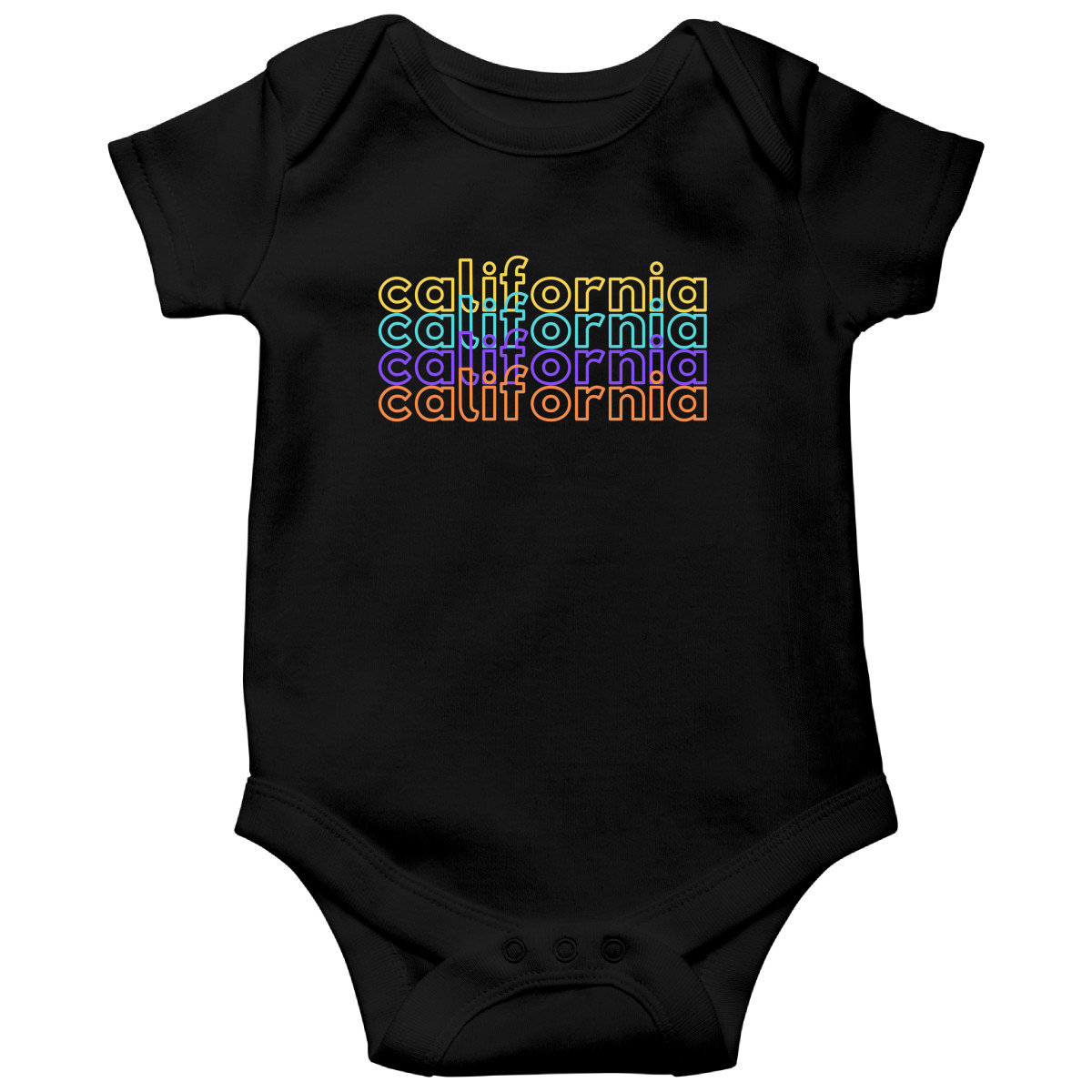 California Baby Bodysuit | Black