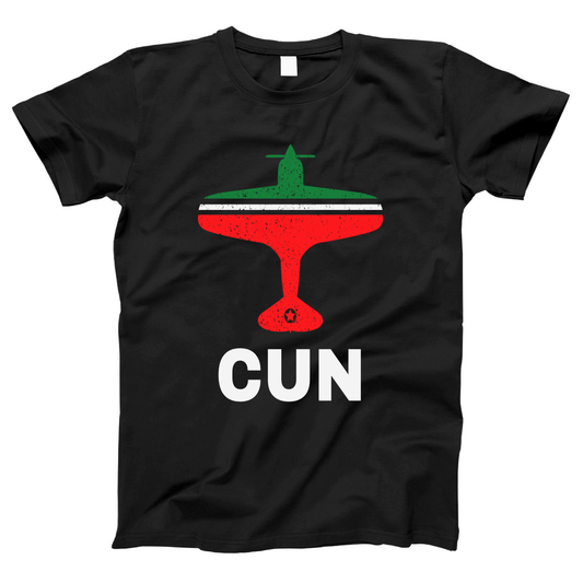 Fly Cancun CUN Airport  Women's T-shirt | Black
