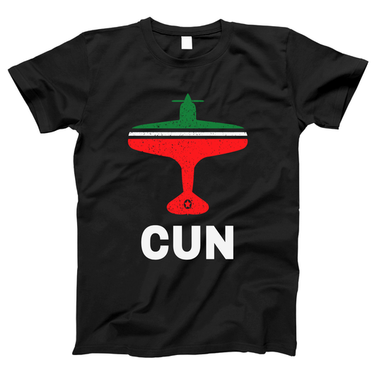 Fly Cancun CUN Airport Women's T-shirt | Black