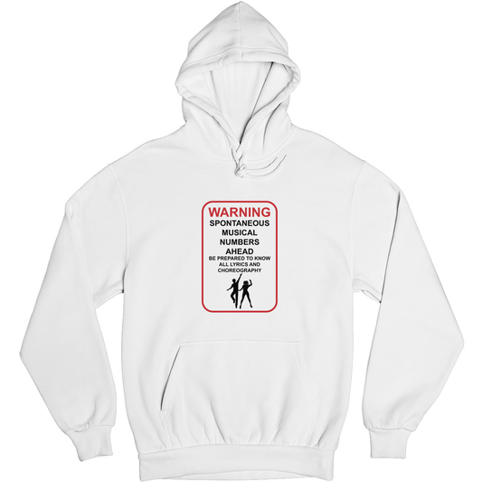 Musical Theater Unisex Hoodie | White