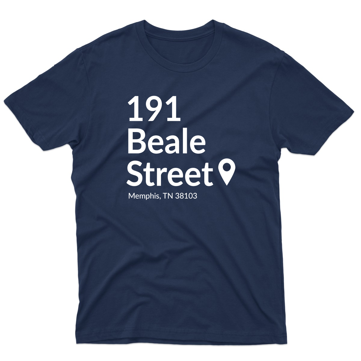 Memphis Basketball Stadium Men's T-shirt | Navy