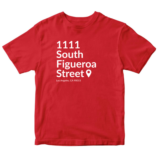 Los Angeles Basketball Stadium Kids T-shirt