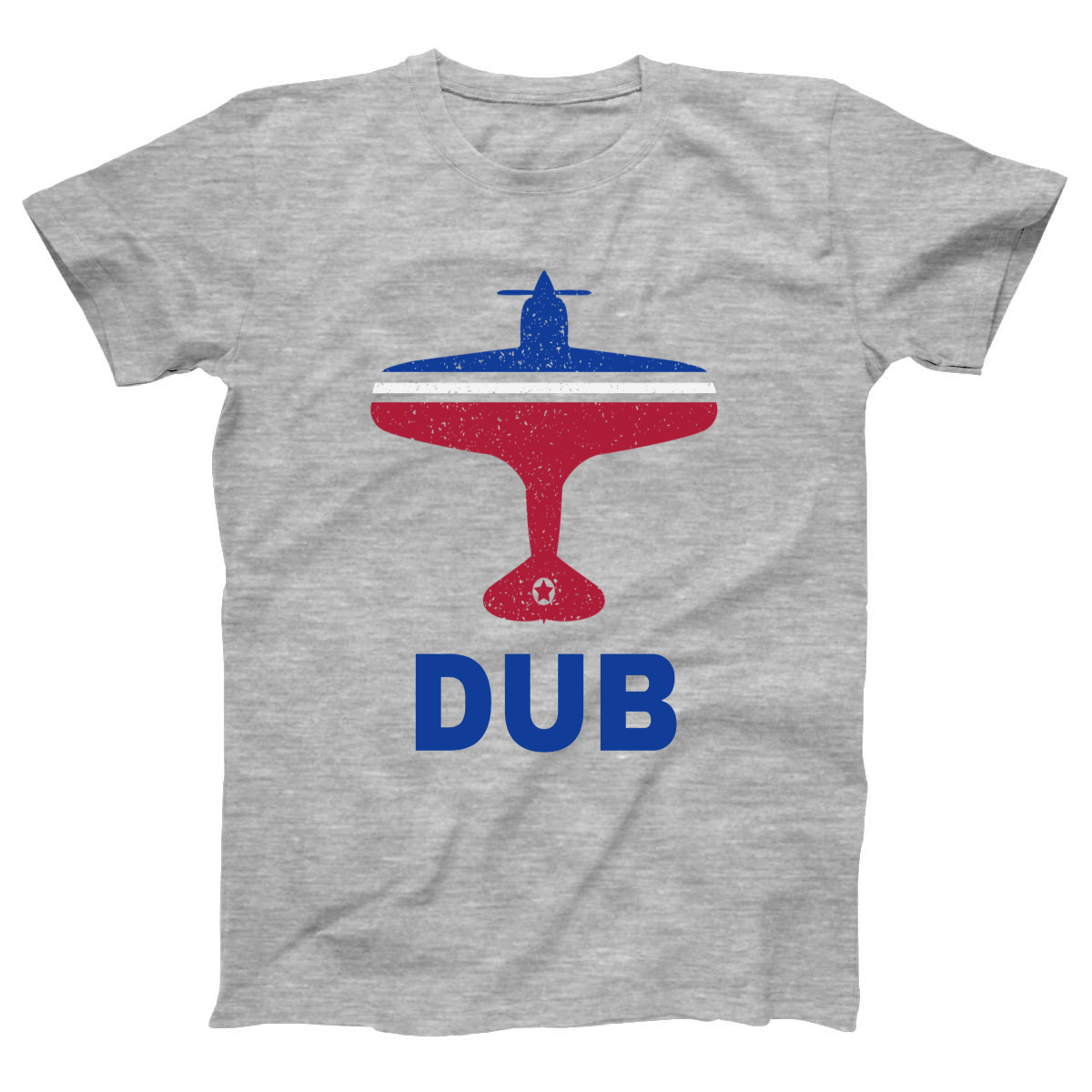 Fly Dublin DUB Airport Women's T-shirt | Gray