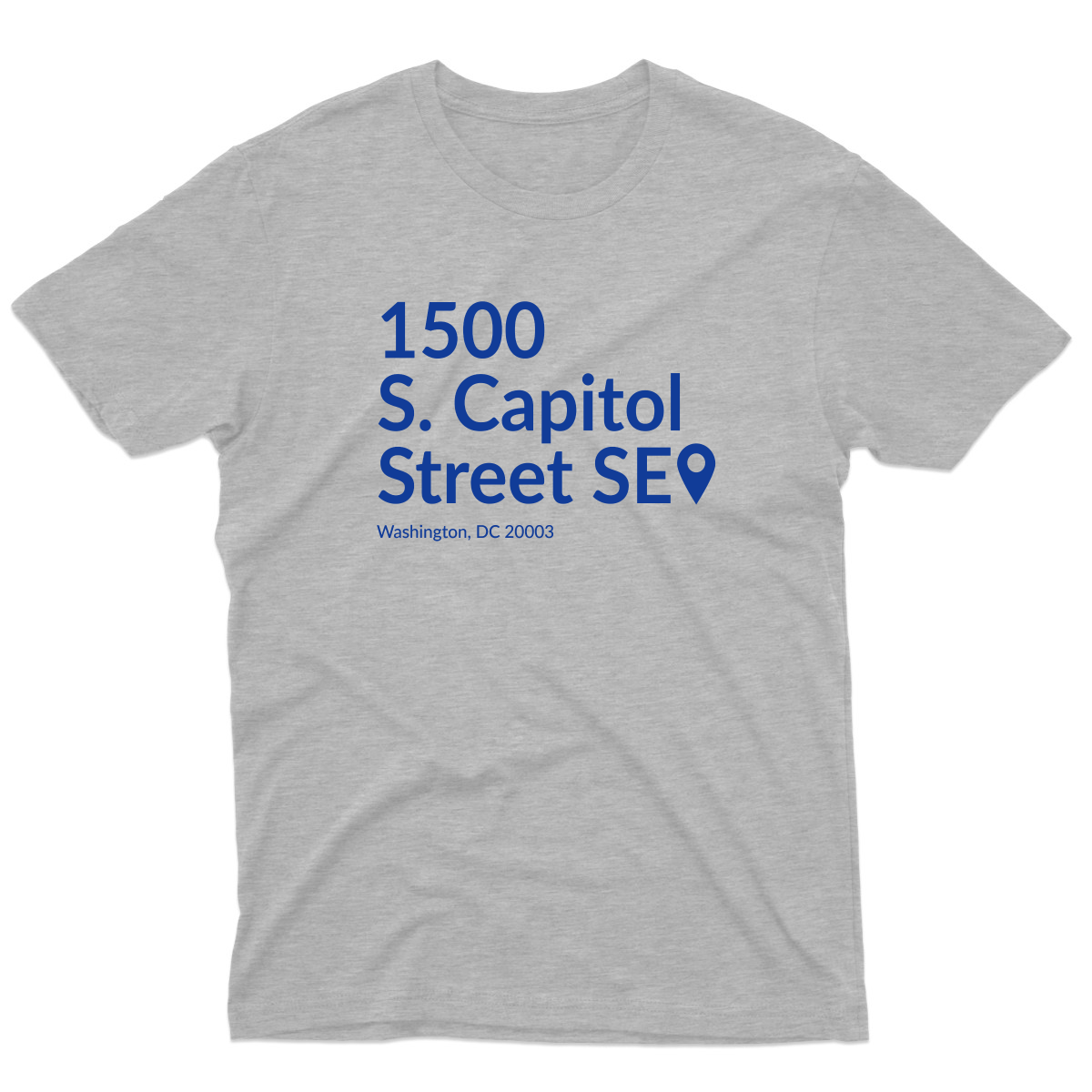 Washington D.C. Baseball Stadium Men's T-shirt | Gray