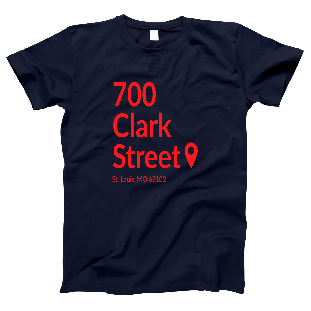 St. Louis Baseball Stadium Women's T-shirt | Navy