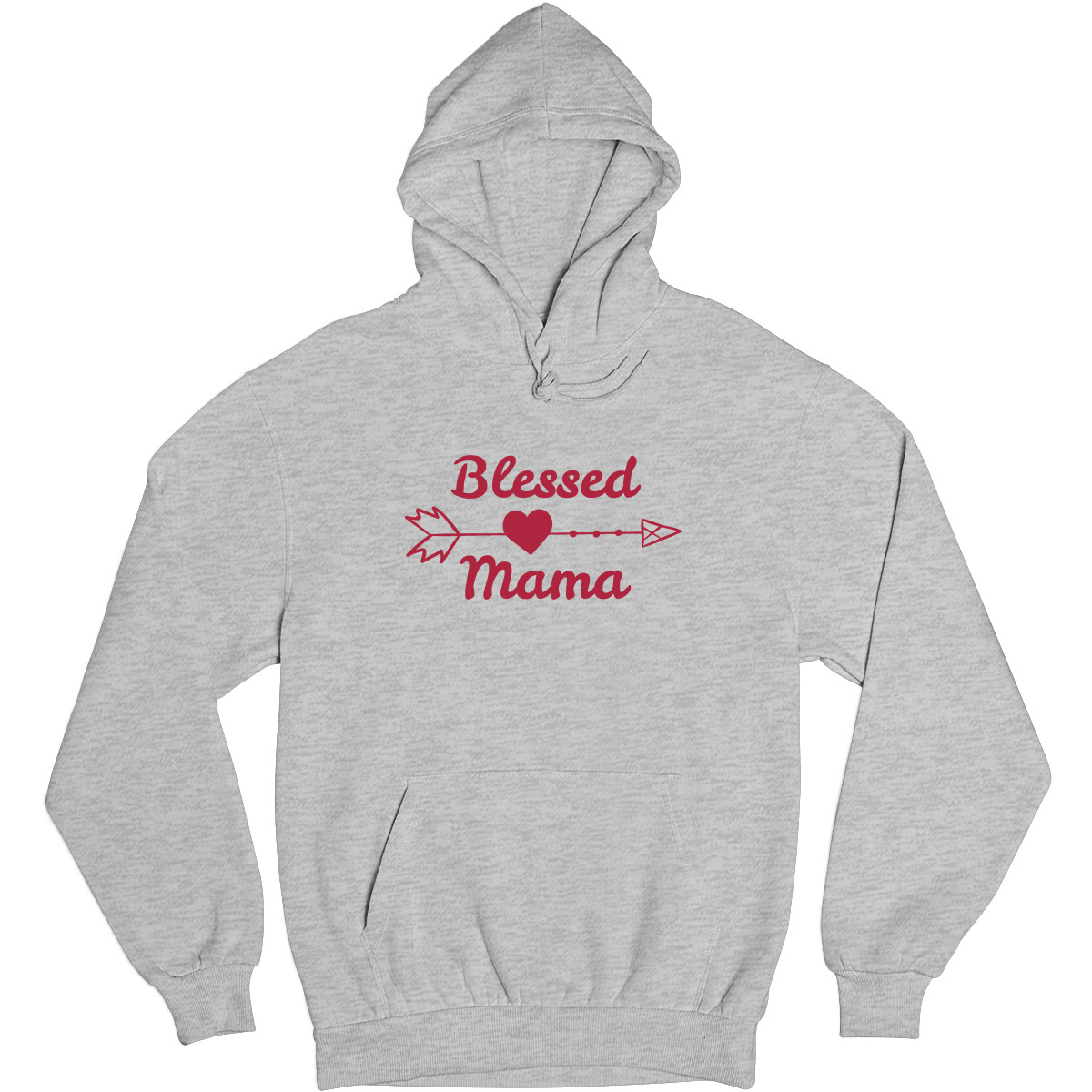 Blessed Mama Shirt Unisex Hoodie | Gray