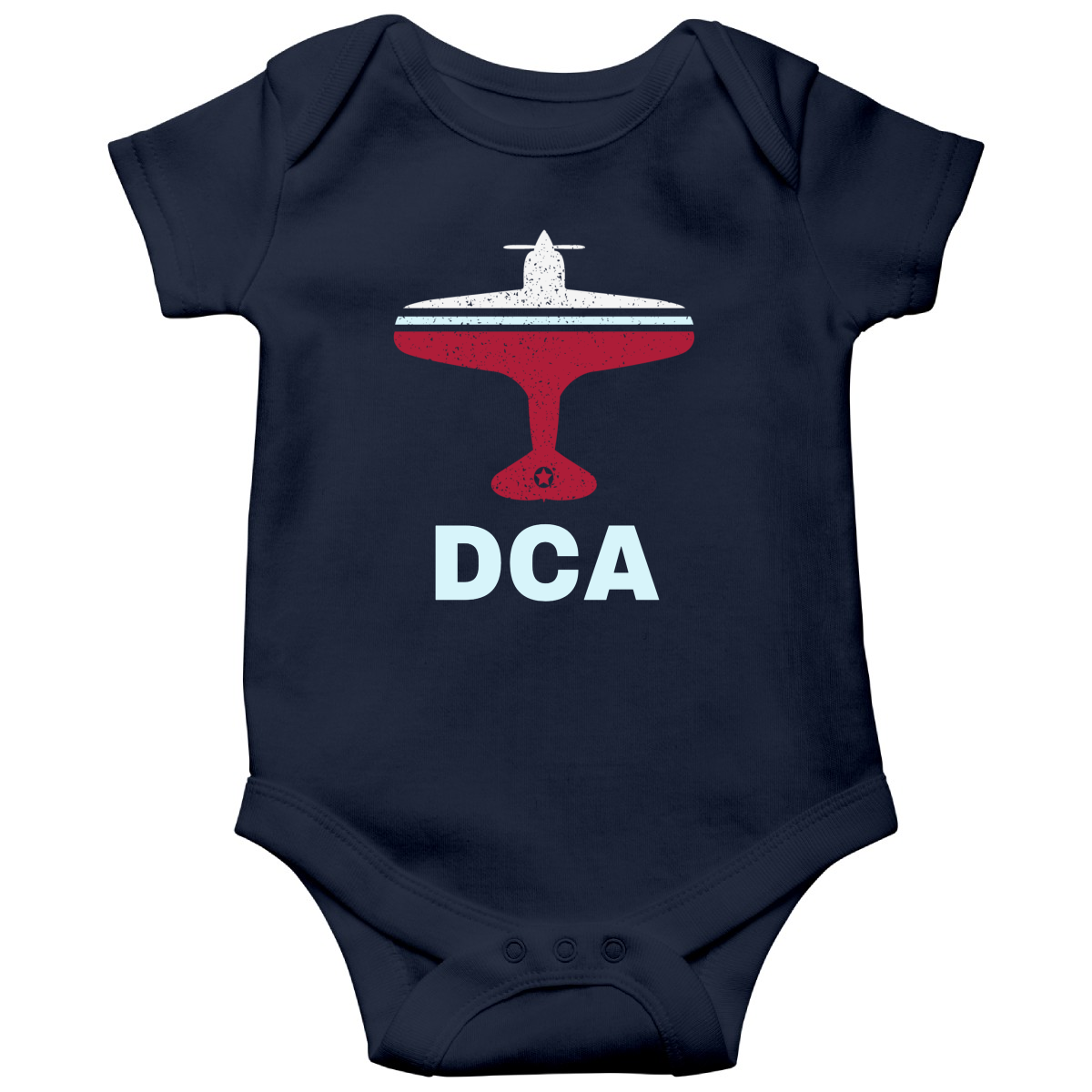 Fly Washington DCA Airport Baby Bodysuits – Street 50