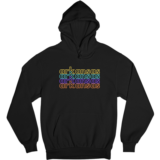 Arkansas Unisex Hoodie | Black