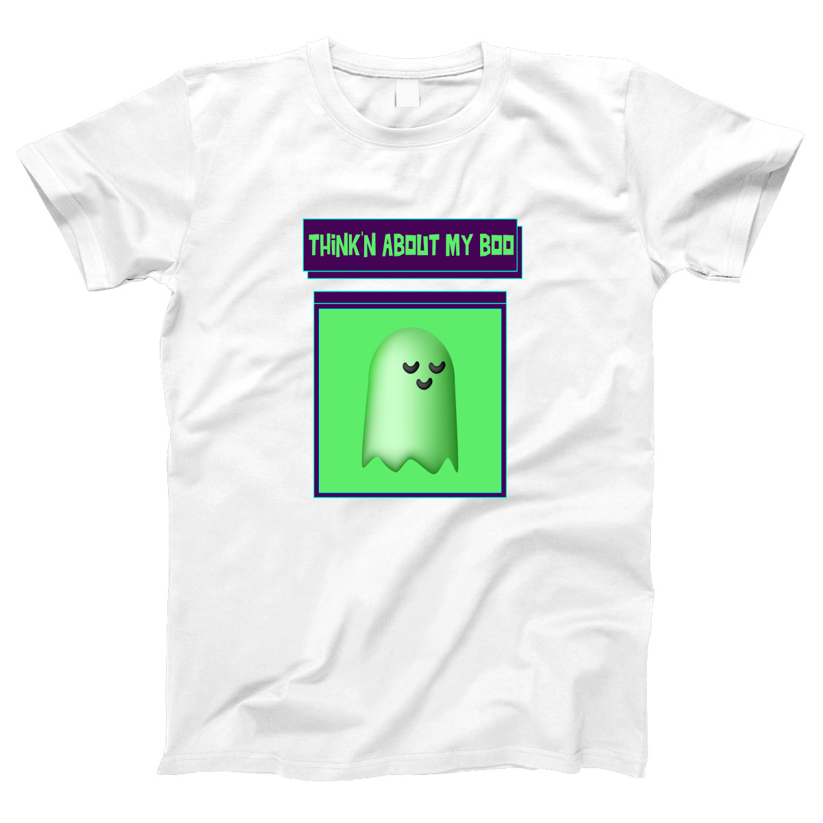 Think'n About My Boo Women's T-shirt | White