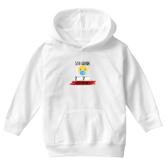 2nd Grader Quarantined Kids Hoodie | White