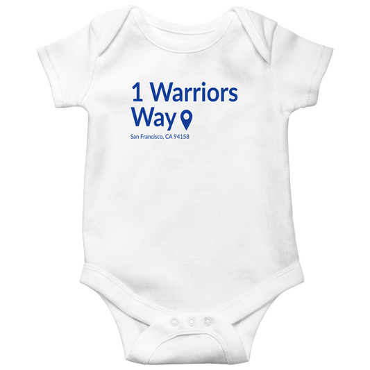 Golden State Basketball Stadium Baby Bodysuits