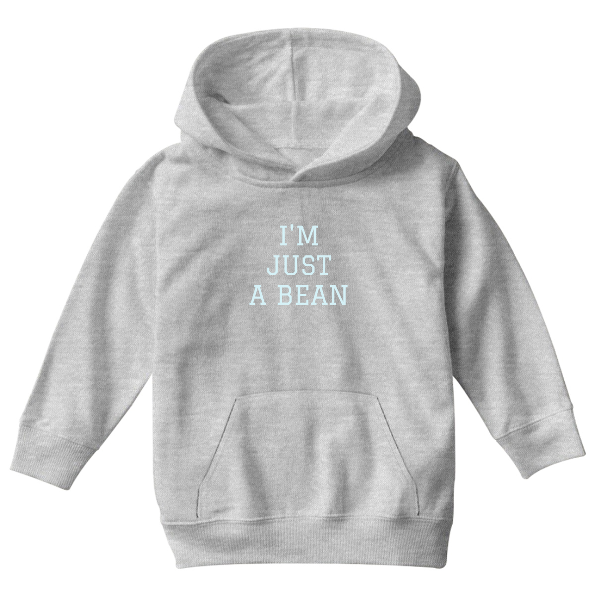I'm Just A Bean Kids Hoodie | Gray