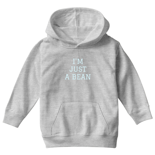I'm Just A Bean Kids Hoodie | Gray
