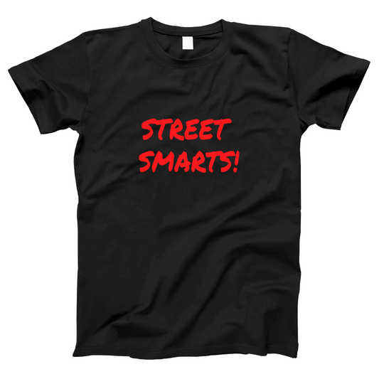 Street Smarts Women's T-shirt | Black