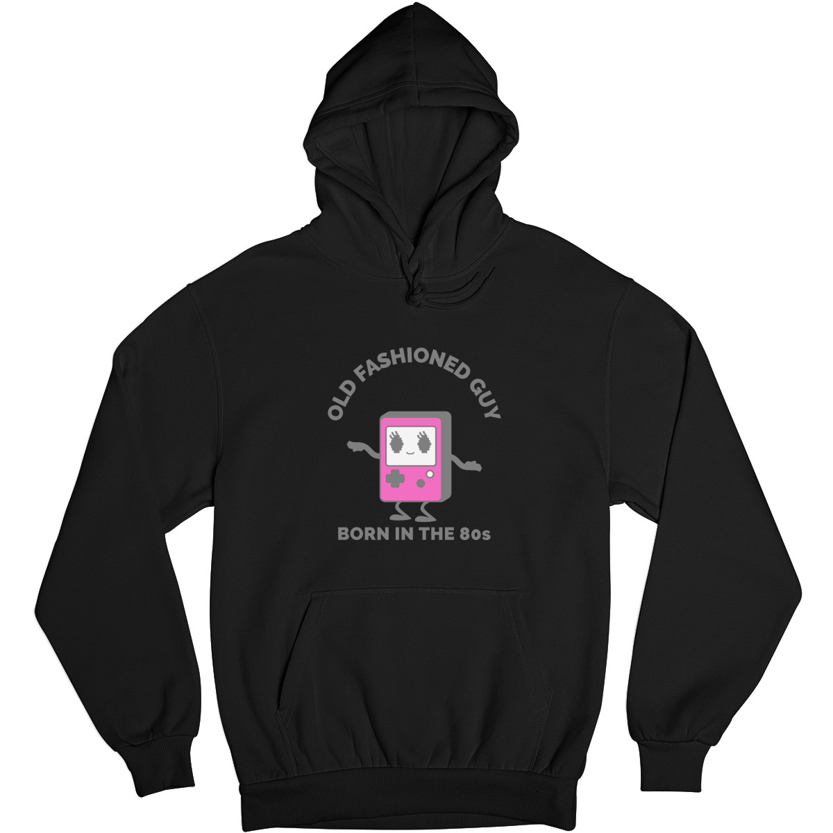 Old Fashioned Guy Unisex Hoodie | Black