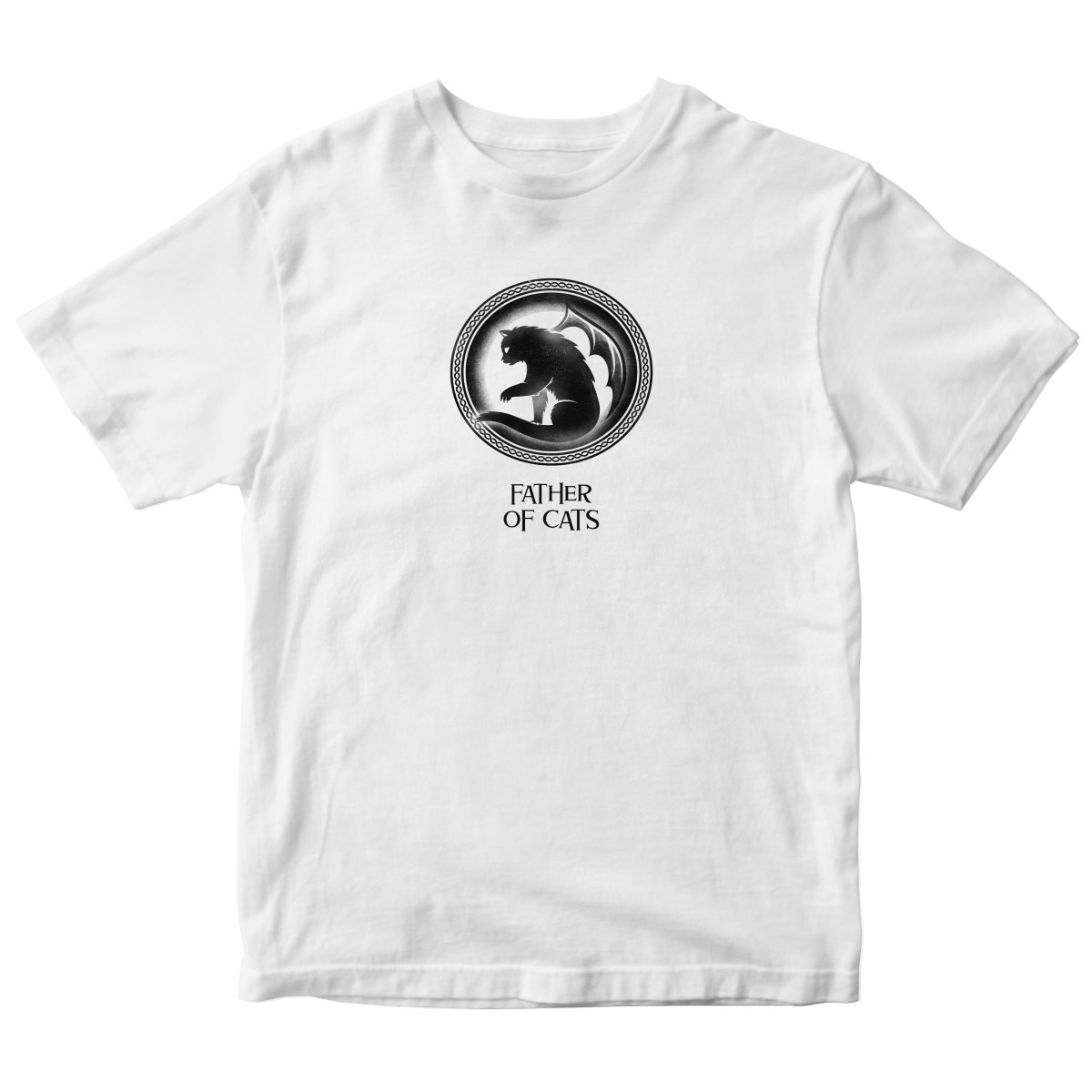 Father of Cats Toddler T-shirt | White