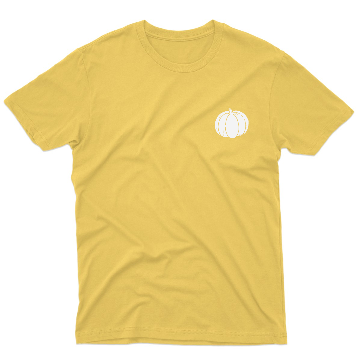 Pumpkin Pocket Men's T-shirt | Yellow