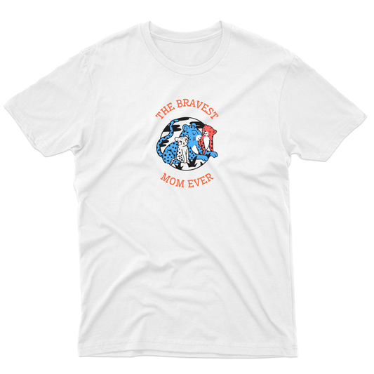 The Bravest Mom Ever Men's T-shirt | White