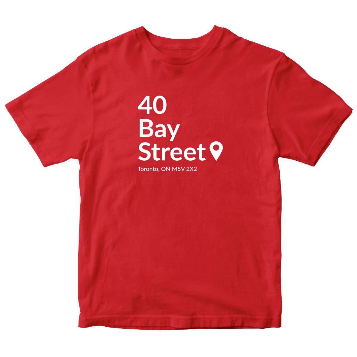 Toronto Basketball Stadium Kids T-shirt