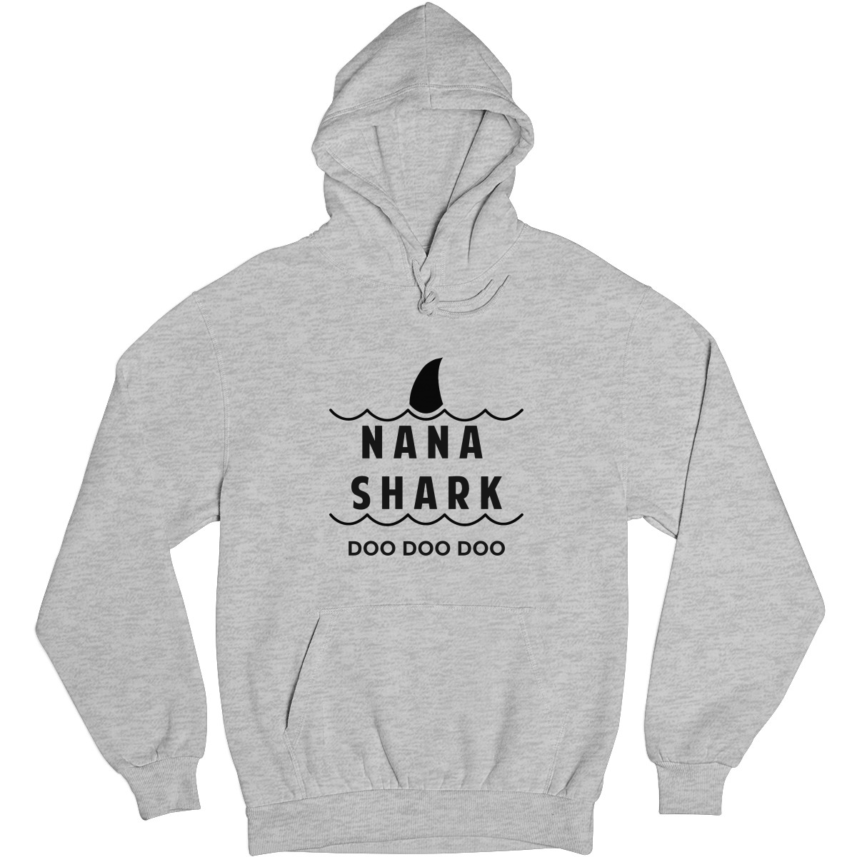 Nana Shark Unisex Hoodie | Gray