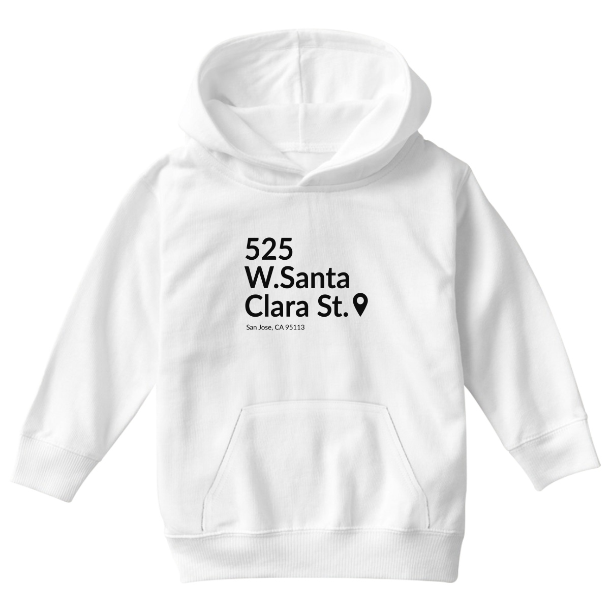 San Jose Hockey Stadium Kids Hoodie | White