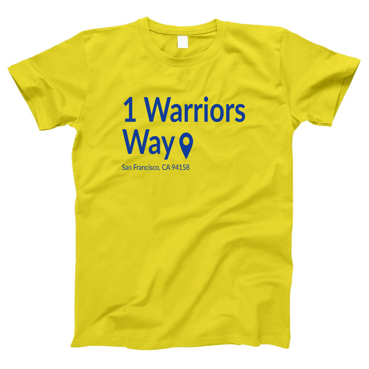 Golden State Basketball Stadium Women's T-shirt | Yellow