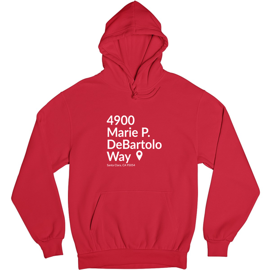 San Francisco Football Stadium Unisex Hoodie | Red